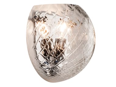 BALLOTON - Blown glass wall light by Venini