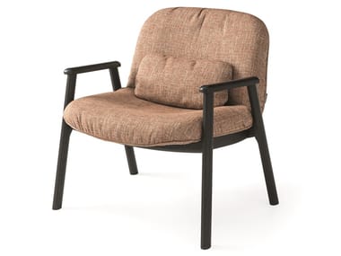 BALTIMORA - Fabric armchair with armrests by Calligaris