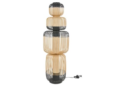 BAMBOO LIGHT TOTEM 4L - Bamboo floor lamp by Forestier