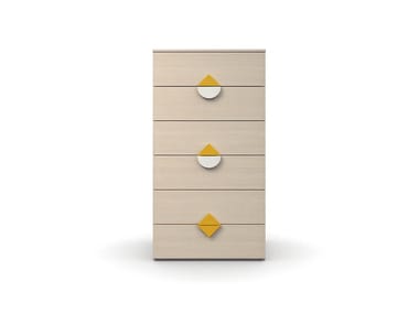 BASE - Lacquered tallboy by Nidi
