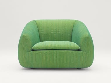 BASK S - Upholstered polyamide armchair by Paola Lenti