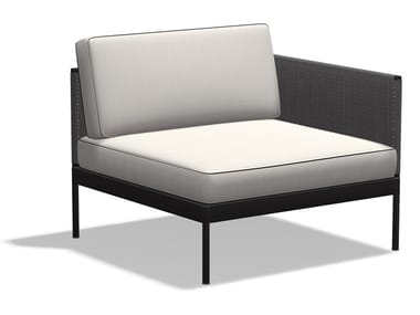 BASKET 350+331 - Corner Batyline¢ç garden armchair by RODA