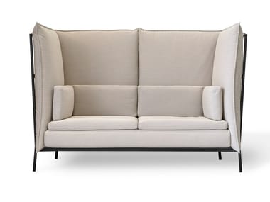 BASKET - 2 seater high-back fabric sofa by Cappellini