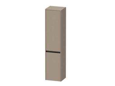KETHO.2 - Tall wooden bathroom column with doors by Duravit