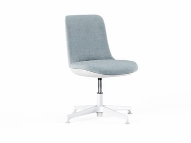 FIOR DI LOTO - Office chair with 4-spoke base and Baydur® backrest cover by Frezza