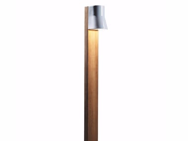 BEACON - Teak bollard light by Royal Botania