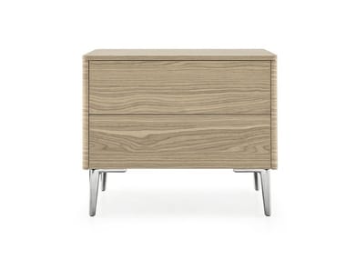 BOSTON - Rectangular bedside table with drawers by Calligaris