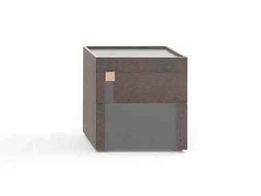 LOGOS - Bedside table with drawers by Pianca