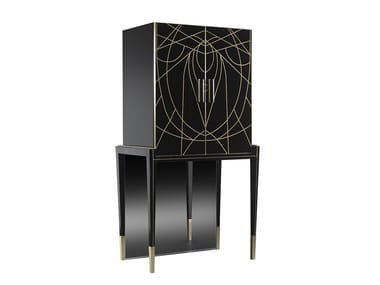 BELLE EPOQUE - Wooden bar cabinet by Reflex