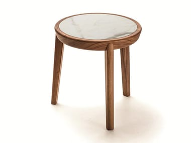 BELLEVUE T01M - Round marble coffee table by Very Wood