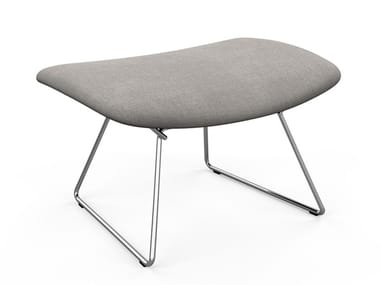 BERTOIA BIRD - Sled base upholstered footstool (Request Info)