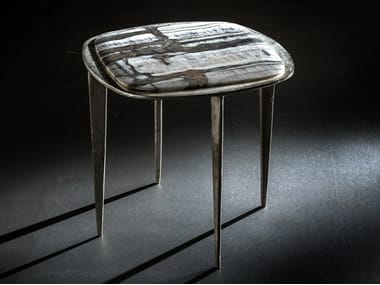 BIG BANG - Square coffee table with stone top by Henge