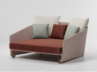 BITTA LOUNGE - Garden bed with castors by Kettal