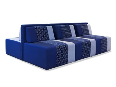 BLOCK SEAT - Sectional modular fabric sofa by Moroso