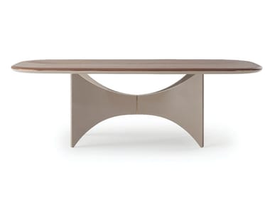 BLUES - Rectangular wooden table by Turri
