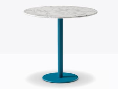 BLUME - Round steel table by Pedrali