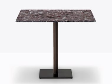 BLUME - Square steel table by Pedrali