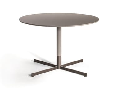 BOB BISTROT - Round Fenix-NTM¢ç coffee table with 4-star base by Poltrona Frau