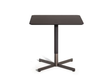 BOB BISTROT - Square Fenix-NTM¢ç table with 4-star base by Poltrona Frau