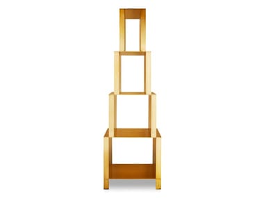 MASS - Open brass bookcase by Tom Dixon