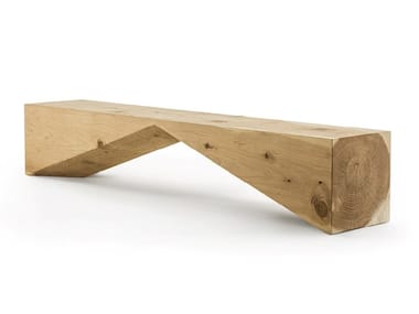 BRIDGE - Solid Cedarwood bench by Riva 1920
