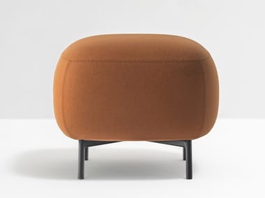 BUDDY 211 - Upholstered square fabric pouf by Pedrali