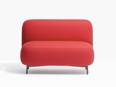 BUDDY 215S - Fabric small sofa by Pedrali