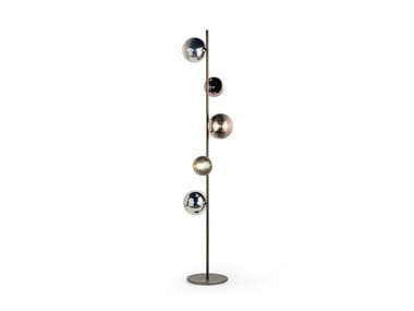 BULLES XL 5 - LED Borosilicate glass floor lamp by Reflex