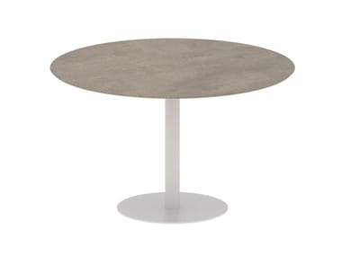 BUTLER - Round ceramic garden table by Royal Botania