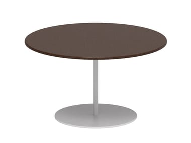 BUTLER - Round lava stone garden side table by Royal Botania