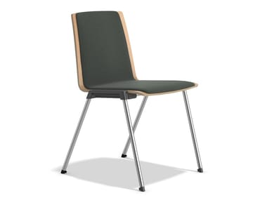 CALIBER 2892/00 - Stackable chair with linking device by Casala