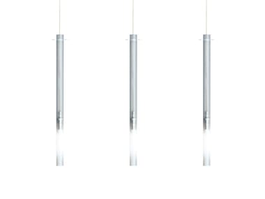 CANNA NUDA - Sandblasted glass pendant lamp by Nemo