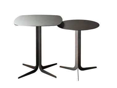 CAPE - Powder coated steel side table by more