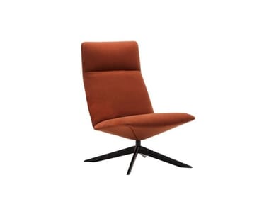 CAPRI LOUNGE BU1699 - Swivel high-back armchair by Andreu World