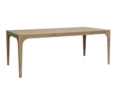 CARGO - Extending rectangular oak table by Colico