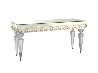 CASANOVA - Rectangular glass console table by Reflex