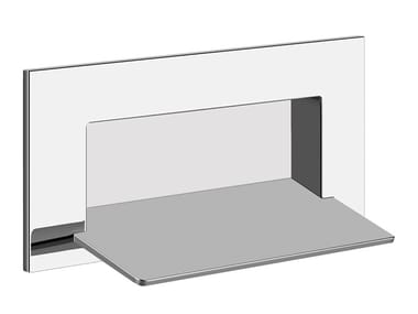 CASCATA - Wall-mounted steel waterfall shower by Gessi