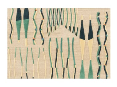 TOMATILLO WALLHANGING - Himalayan Wool Tapestry by Cc-Tapis