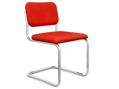 CESCA - Cantilever upholstered fabric chair by Knoll