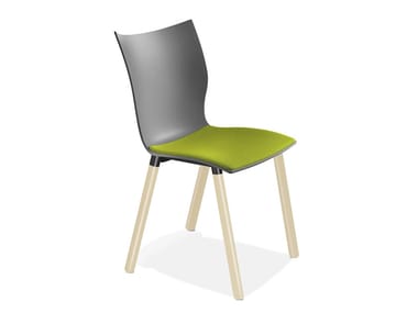 ONYX V - Plastic restaurant chair by Casala