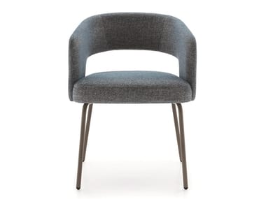 356 - Upholstered fabric garden chair by Ditre Italia