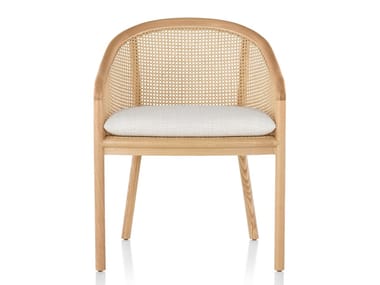 LANDMARK - Vienna straw chair with integrated cushion by Herman Miller