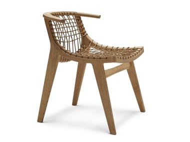 KLISMOS - Oak chair by Knoll