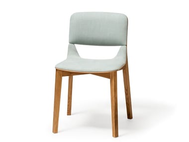 LEAF - Upholstered wooden chair by TON