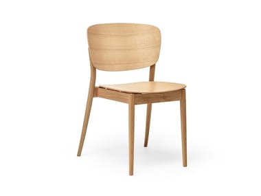 VALENCIA 311 382 - Stackable wooden chair by TON