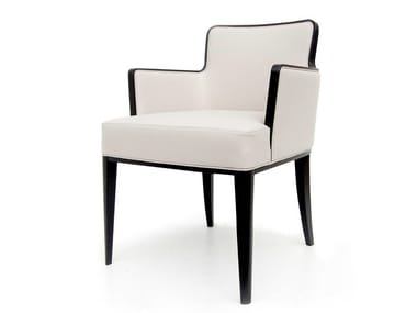 PRINCESS - Upholstered fabric chair with armrests by Tonon