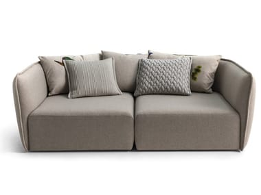 CHAMFER - Fabric sofa with removable cover by Moroso