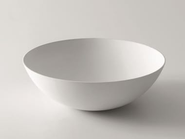 CIOTOLA 43 - Countertop round Ceramilux® washbasin by Falper