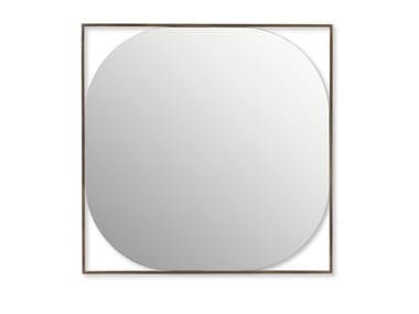 WILLOW - Square framed wall-mounted mirror by Cantori