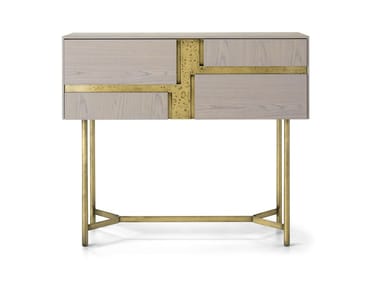 CLIK L1850 - Wooden console table with drawers by Arte Brotto